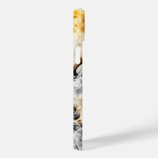 Rook en brand iPhone Case (Achterkant / Rechts)