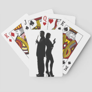 Rook- en Dagger-spelkaarten, paar Pokerkaarten