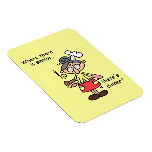 Rook en de T-shirts en de Giften van het Diner Magneet (Rechterzijde)