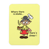 Rook en de T-shirts en de Giften van het Diner Magneet (Verticaal)