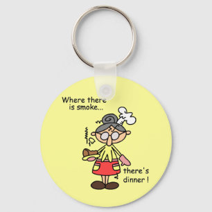 Rook en de T-shirts en de Giften van het Diner Sleutelhanger