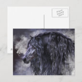 Rook- en ebbenachtig Briefkaart (Voorkant / Achterkant)