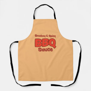 Rook- en pittige BBQ-saus Schort