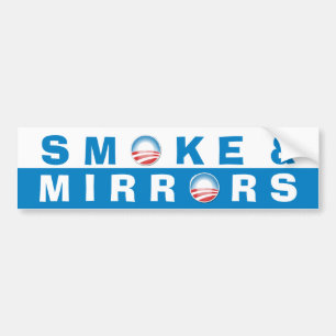 Rook- en spiegels bumpersticker