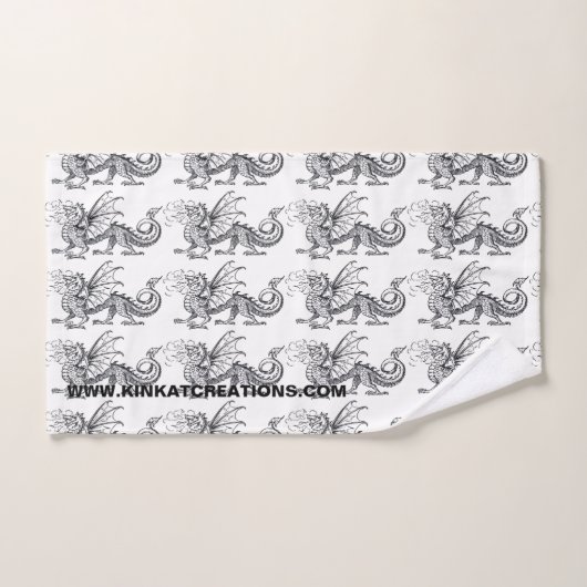 Rook en vuur op maat bad handdoek (Handdoek)