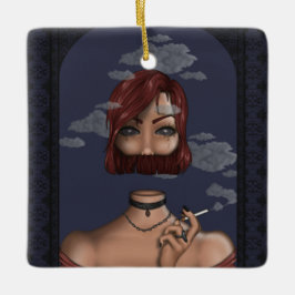 Rook Keramisch Ornament