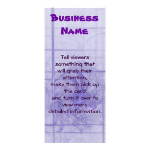 Rook over Viooltje Reclamekaart