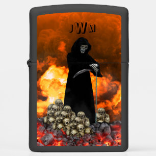 Rook Reaper & Skulls in Fire and Smoke