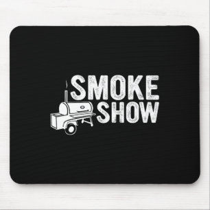 Rook Show Grappig BBQ Grillen Vlees Grill Verbrand Muismat