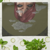 Rook Theedoek (Gevouwen)