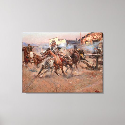 Rook van een "45" canvas afdruk (Voorkant)