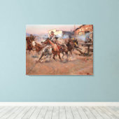 Rook van een "45" canvas afdruk (Insitu (Houten vloer))