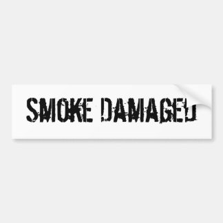 Rookbeschadigde Bumpersticker