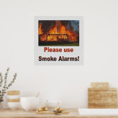 ROOKE ALARMS SAFETY POSTER GEBRUIKEN (Keuken)