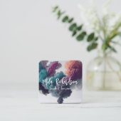 Rookeffect Modern Vierkant visitekaartje (Staand voorkant)