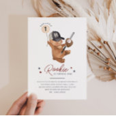 Rookie 1e Verjaardag Beer Kaart