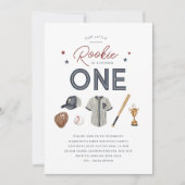 Rookie 1er anniversaire - Une invitation (Devant)