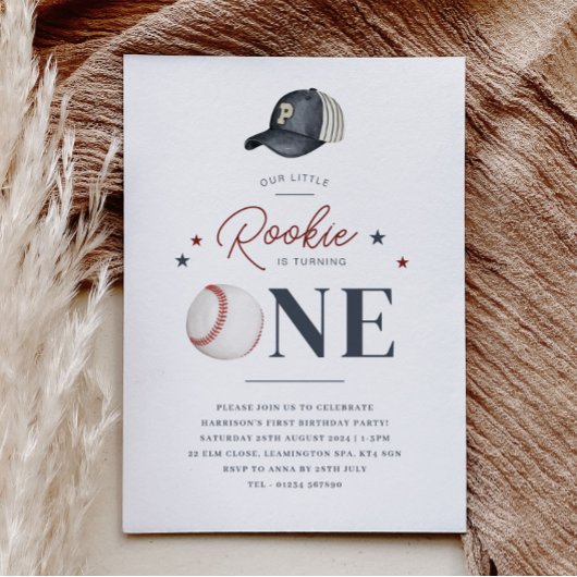 Rookie 1er anniversaire - Une invitation
