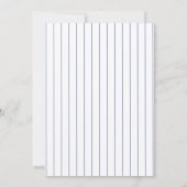 Rookie Année Baseball 1er Anniversaire Invitation (Dos)