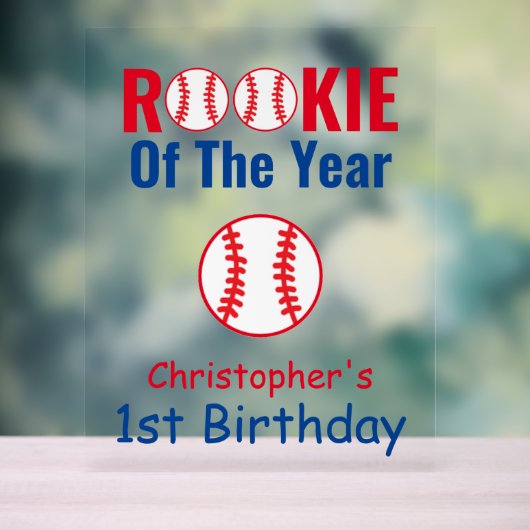 Rookie Baseball 1er anniversaire (Neutre)