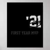 Rookie Dad First Year Mvp Srty T Shirt  Poster (Voorkant)