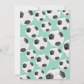 Rookie de football 1er anniversaire Invitation (Dos)