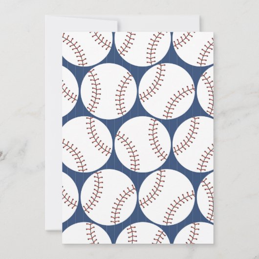 Rookie de l'année Première Invitation d'anniversai (Dos)