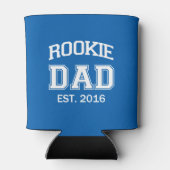 Rookie Pap grappig blikje bier of frisdrank Blikjeskoeler (Achterkant)