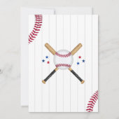 Rookie van het Jaar 1e Verjaardag Honkbal Verjaard Kaart (Achterkant)