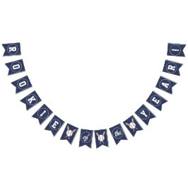 Rookie van het jaar banner honkbal thema