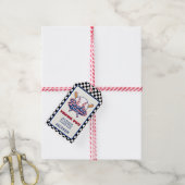 Rookie van het Jaar Baseball Custom verjaardagsfee Cadeaulabel (Met Touw)