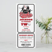 Rookie van het Jaar Baseball Ticket 2e verjaardag Kaart (Staand voorkant)