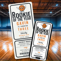 Rookie van het Jaar Basketbal Gepersonaliseerd ver