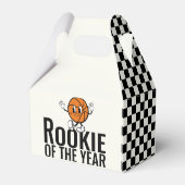 Rookie van het Jaar Basketbal Verjaardag Gepersona Bedankdoosjes (Achterkant)