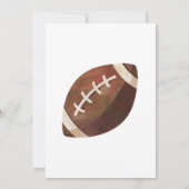 Rookie van het Jaar Eerste Verjaardag Jongen Footb Kaart (Achterkant)