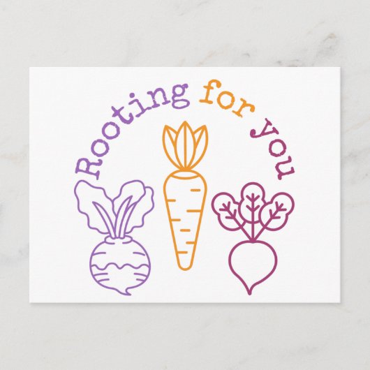 Rooking voor u briefkaart (Voorkant)