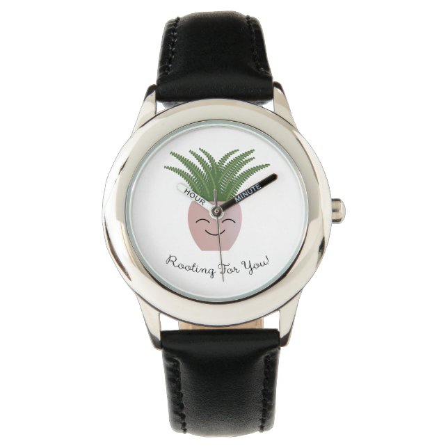 Rooking voor u Fern Horloge (Voorkant)