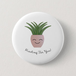 Rooking voor u Fern Ronde Button 5,7 Cm