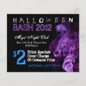 Rookmaskers Halloween Party Flyer (Achterkant)