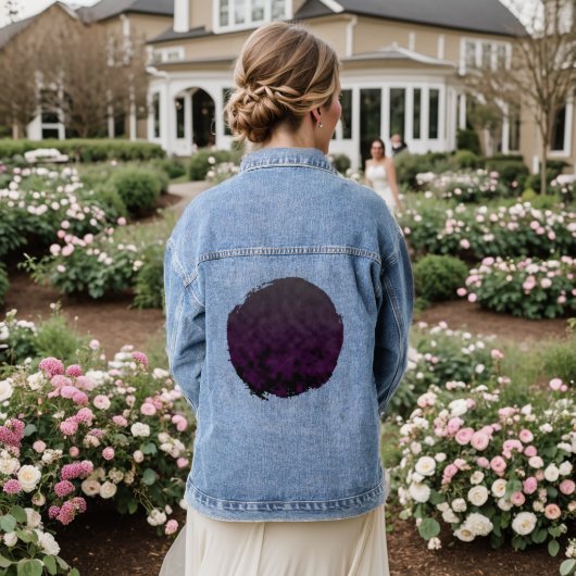 Rookorchide Denim Jacket (Huwelijk Achterkant)
