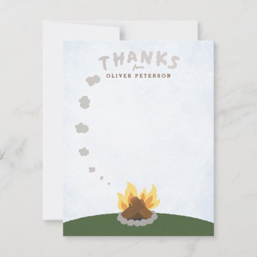 Rooksignalen Dank je wel Notitiekaartje (Voorkant)