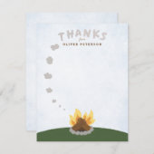 Rooksignalen Dank je wel Notitiekaartje (Voorkant / Achterkant)