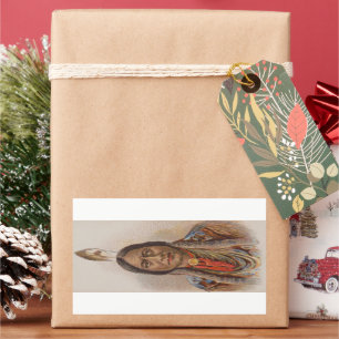 Rooksignalen: Lakota Indian Chief Sitting Bull Rechthoekige Sticker