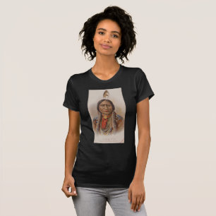 Rooksignalen: Lakota Indian Chief Sitting Bull T-shirt