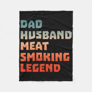 Rookvleesroker Rookvlees Grillend Barbecue Liefheb Fleece Deken
