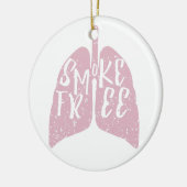 Rookvrije longen keramisch ornament (Links)