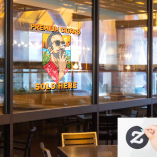 Rookwinkel Premium Sigaren Te Koop Hier Advertenti Raamsticker