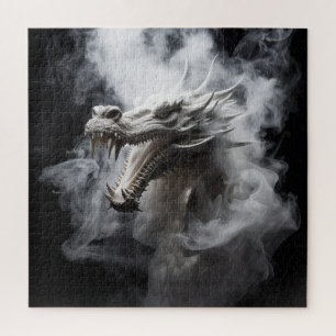 Rookwitte Draak Legpuzzel
