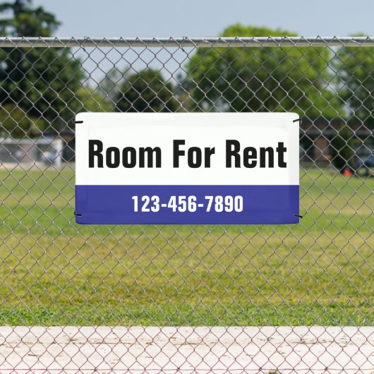 Room For Rent Blue Black and White Template Spandoek (Insitu)