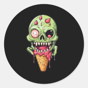 roomijs-kegel-met-weinig-monster-collectie (2) ronde sticker